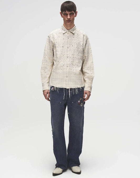 BORC Birth of Royal Child 20K Pearl Diamond Shirt Beige