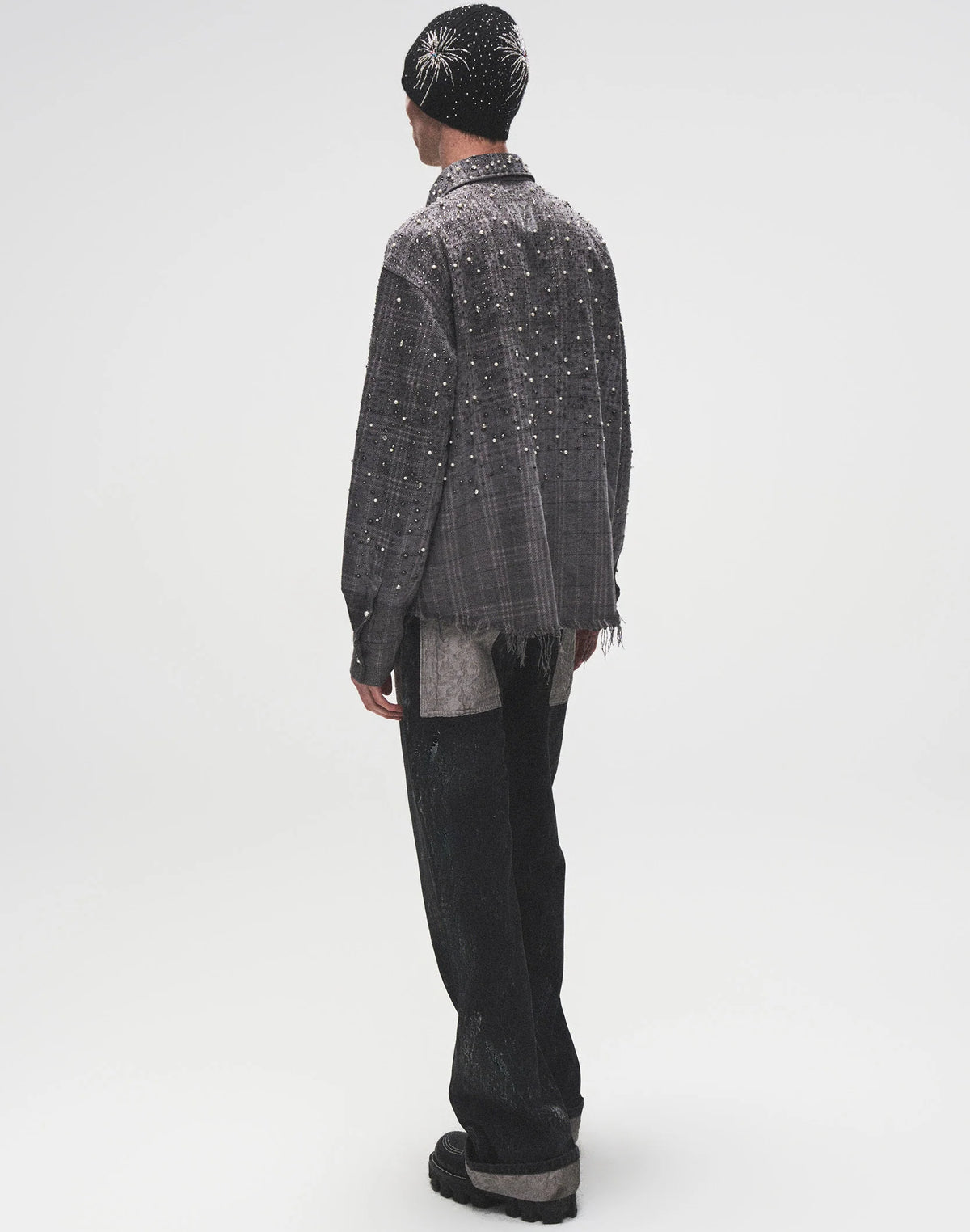 BORC Birth of Royal Child 20K Pearl Diamond Shirt Grey