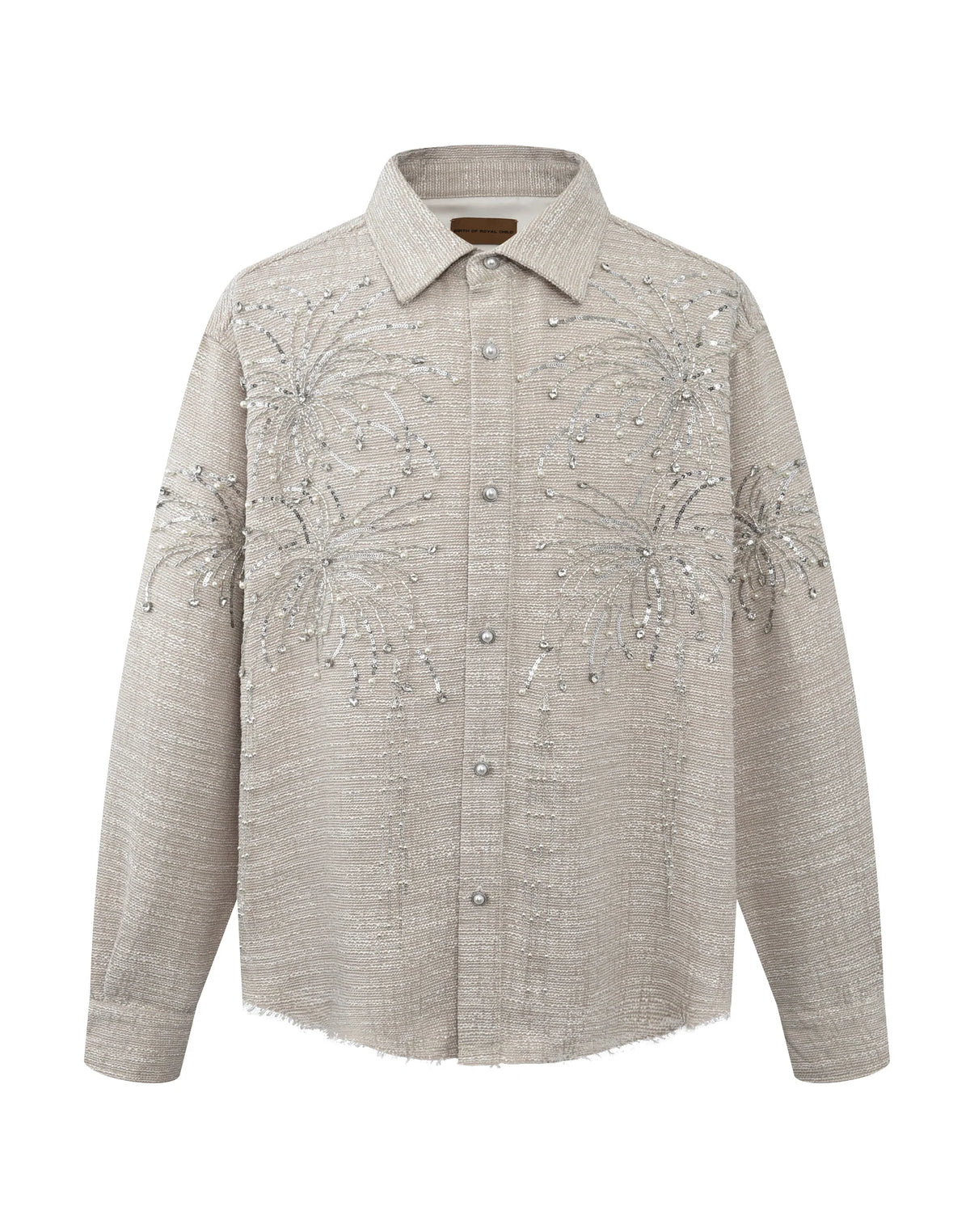 BORC Birth of Royal Child Fireworks Beaded Diamond Shirt