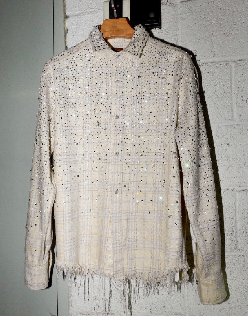 BORC Birth of Royal Child 20K Pearl Diamond Shirt Beige