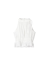 Not Your Rose Clara Halter Top Ivory