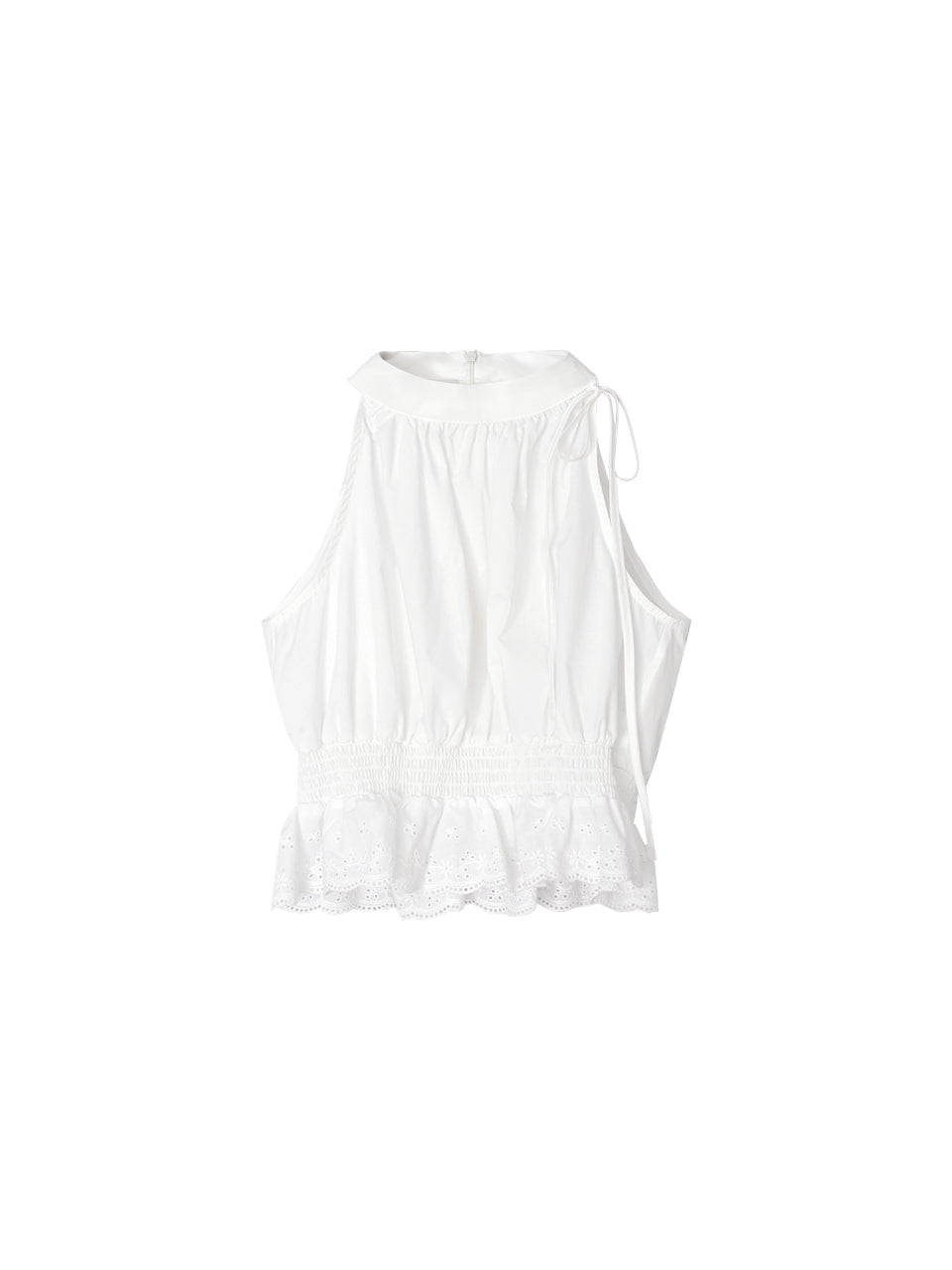 Not Your Rose Clara Halter Top Ivory