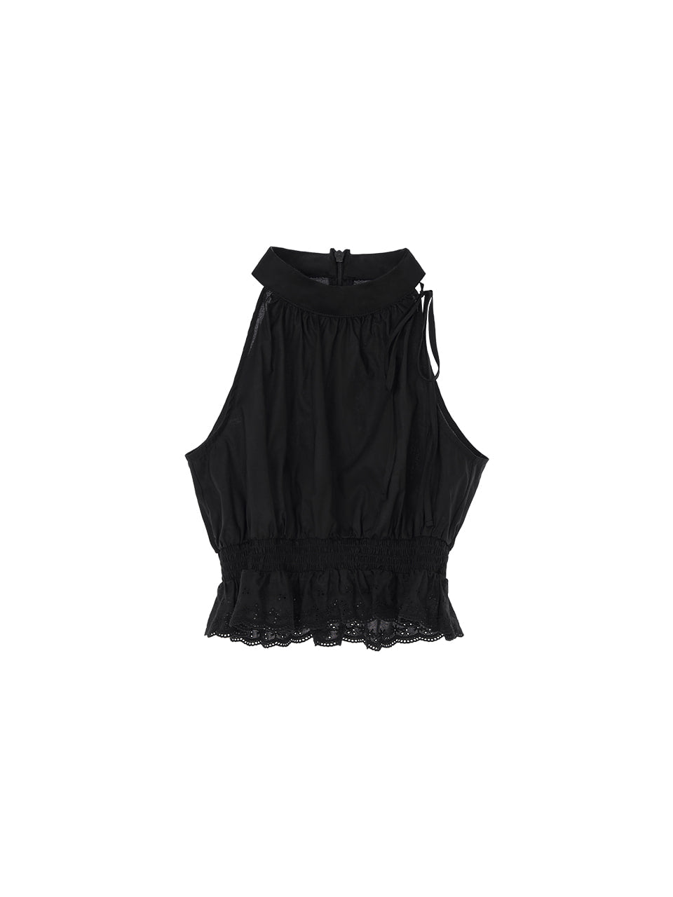 Not Your Rose Clara Halter Top Black