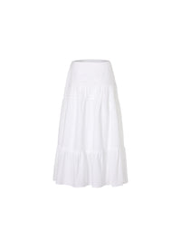 Not Your Rose Ivory Lace Tiered Maxi Skirt