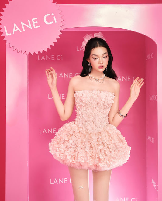 LANE CI Misa Sweet Puff Dress