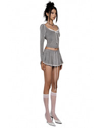 LSOUL Carlos Gray Sweatshirt Set