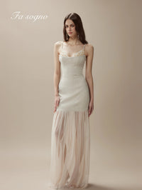 Fa Sogno Glimmering Whisper Formal Tulle Maxi Dress product image 7